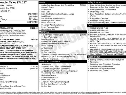 Used 2026 Chevrolet Tahoe Z71 w/ Comfort Package image 10