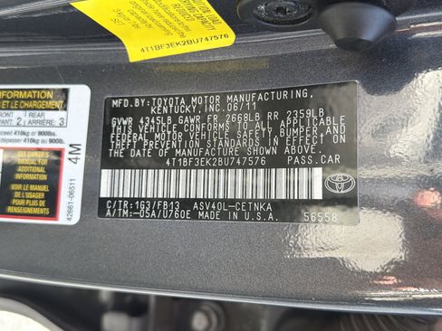 Used 2011 Toyota Camry LE w/ LE Extra-Value Pkg image 33