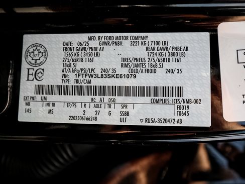 Used 2025 Ford F150 XLT w/ Equipment Group 301A Standard AWD/4WD image 33