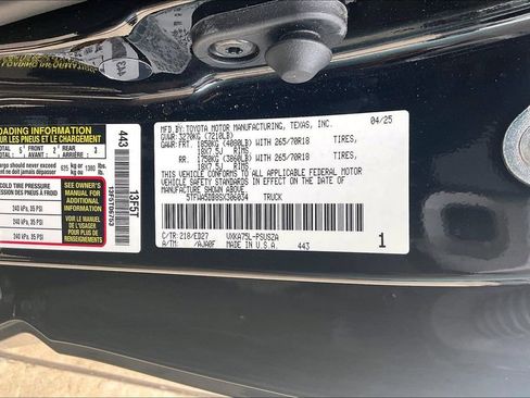 Used 2025 Toyota Tundra SR5 w/ TRD Rally Package AWD/4WD image 32