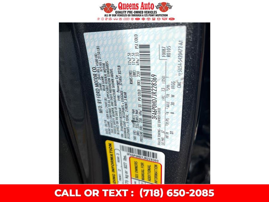 Used 2018 Ford Fusion SE FWD image 25