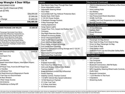 Used 2024 Jeep Wrangler Unlimited Sport AWD/4WD image 35