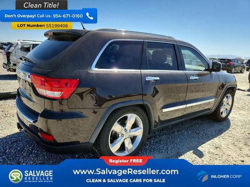 Used 2012 Jeep Grand Cherokee Overland Summit AWD/4WD image 4