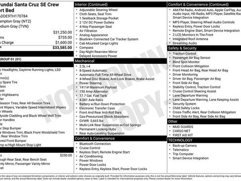 New 2026 Hyundai Santa Cruz SE AWD/4WD image 6