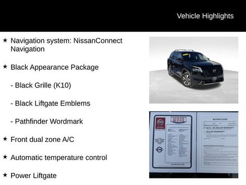 Used 2023 Nissan Pathfinder SL w/ Black Appearance Package image 6