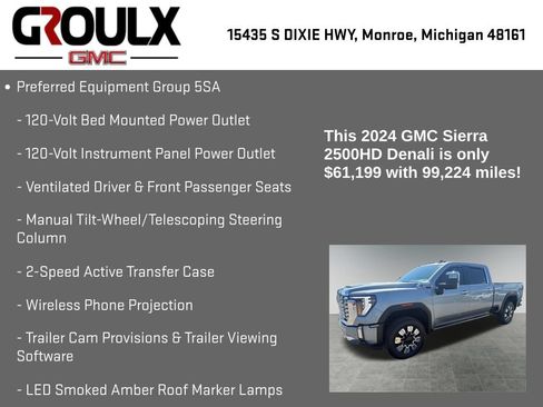 Used 2024 GMC Sierra 2500 Denali w/ Denali Reserve Package AWD/4WD image 22