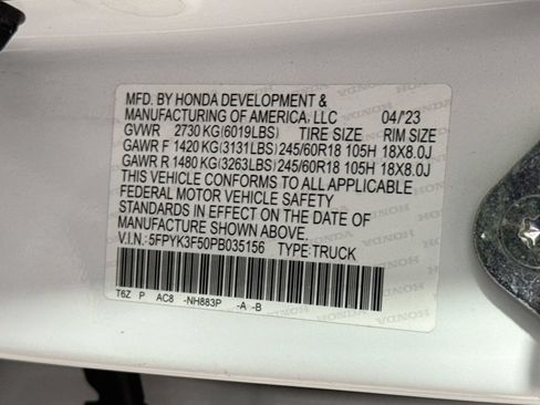 Used 2023 Honda Ridgeline RTL image 30