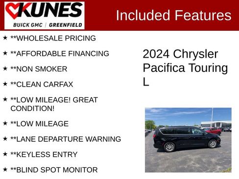 Used 2024 Chrysler Pacifica Touring-L FWD image 3