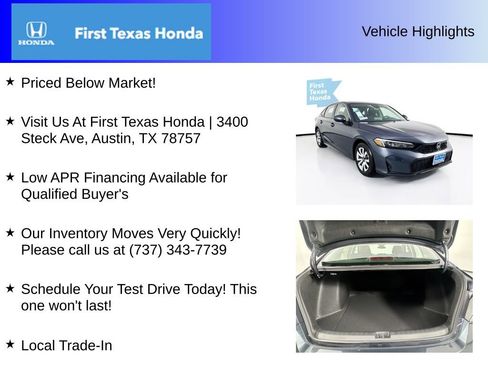 New 2026 Honda Civic LX image 5