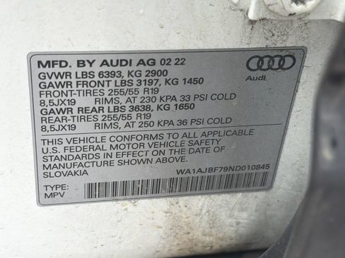 Used 2022 Audi Q7 2.0T Premium w/ Convenience Package AWD/4WD image 27