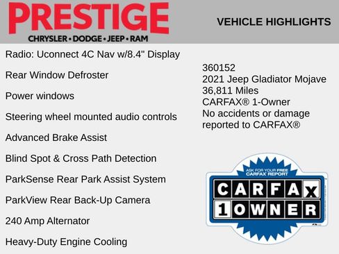 Used 2021 Jeep Gladiator Mojave image 10