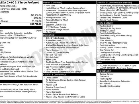New 2026 MAZDA CX-90 3.3 Turbo w/ Preferred Package image 11