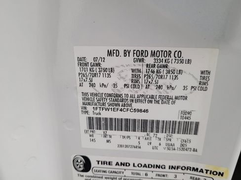 Used 2012 Ford F150 XLT w/ XLT Convenience Pkg image 33