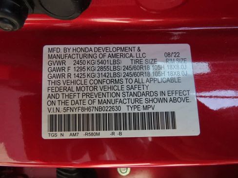 Certified 2022 Honda Passport TrailSport image 26