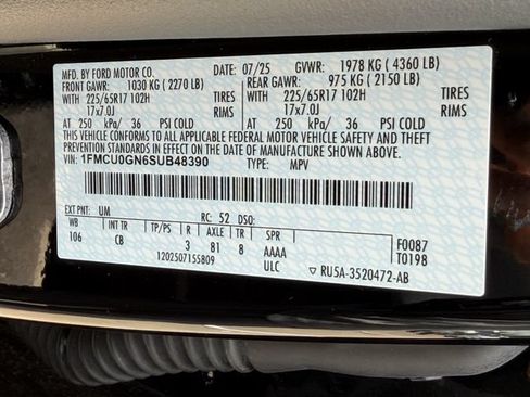 Used 2025 Ford Escape Active FWD image 27