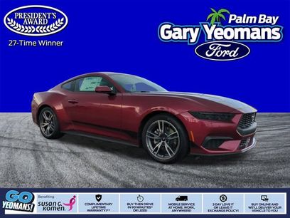 New 2025 Ford Mustang Coupe w/ Wheel & Stripe Package