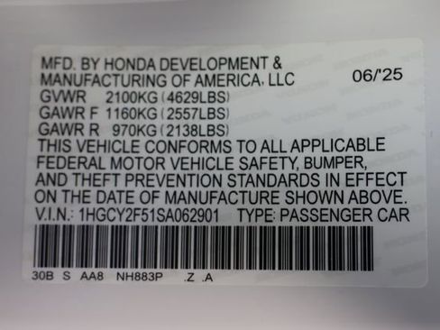 New 2025 Honda Accord Sport image 30