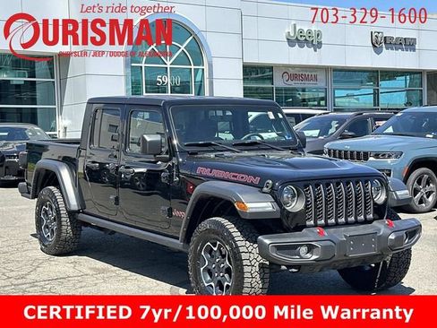 Certified 2023 Jeep Gladiator Rubicon w/ LED Lighting Group AWD/4WD image 1