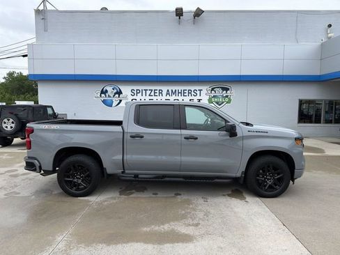 Used 2024 Chevrolet Silverado 1500 Custom w/ Turbomax Blackout Package AWD/4WD image 11