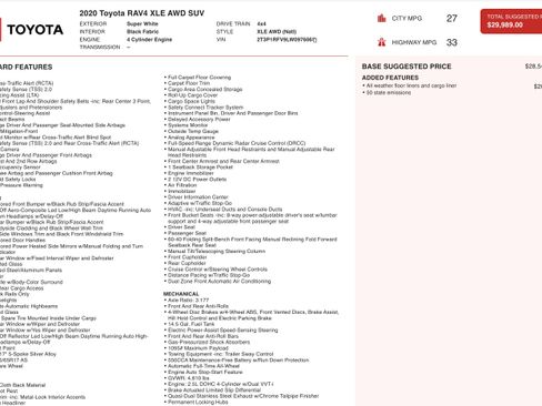 Used 2020 Toyota RAV4 XLE w/ All Weather Liner Package image 5