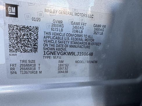 Used 2020 Chevrolet Traverse LT w/ LPO, Cargo Package image 32