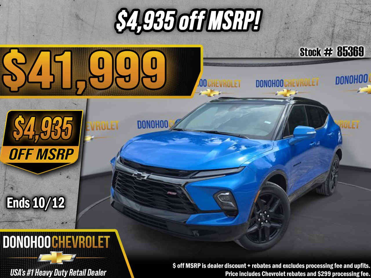 New 2026 Chevrolet Blazer RS FWD image 1