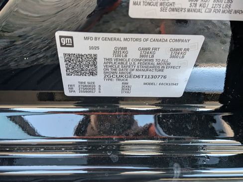 New 2026 Chevrolet Silverado 1500 LTZ w/ LTZ Premium Package image 13