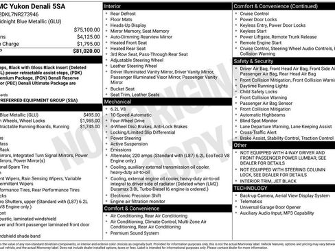 Used 2022 GMC Yukon Denali AWD/4WD image 2