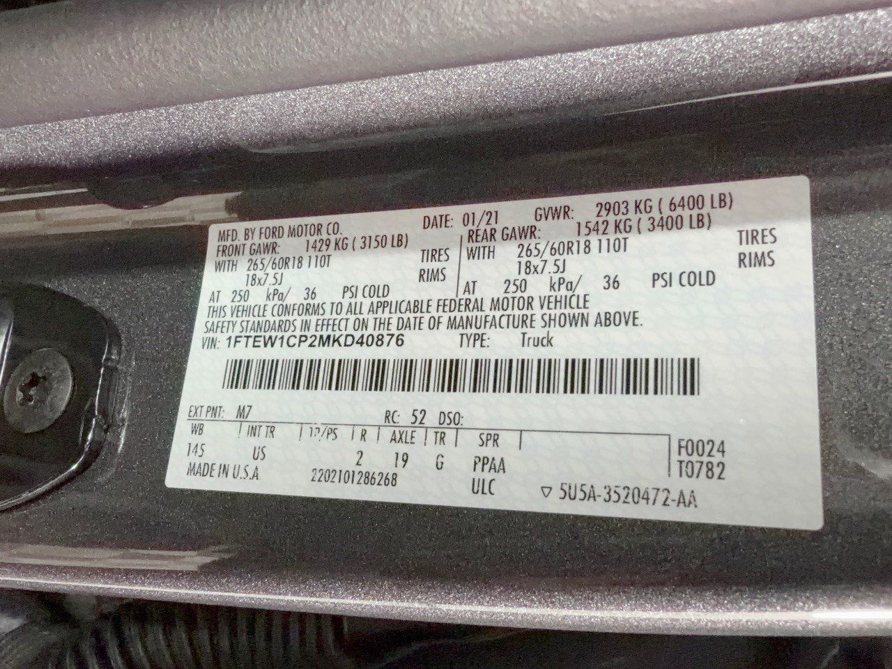 Used 2021 Ford F150 XLT w/ Equipment Group 301A Mid RWD image 32