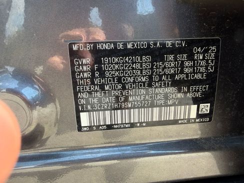 Certified 2025 Honda HR-V EX-L image 23