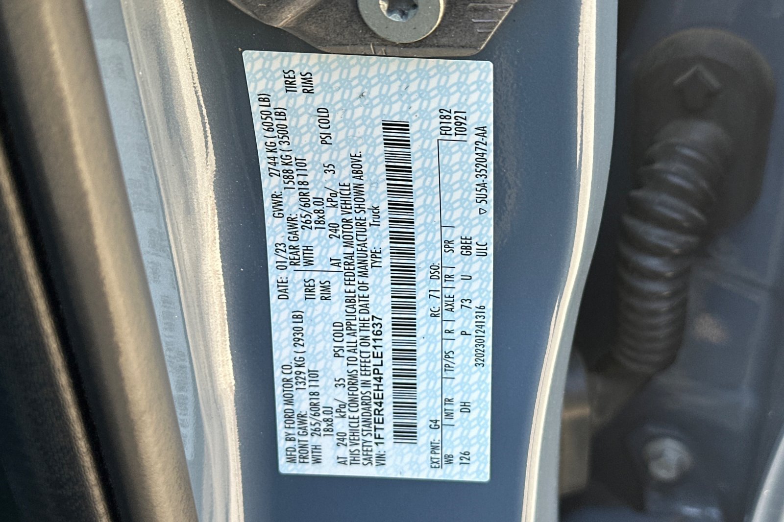 Used 2023 Ford Ranger Lariat w/ Technology Package RWD image 29