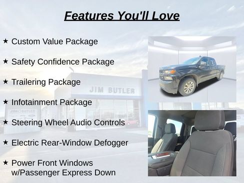 Used 2022 Chevrolet Silverado 1500 Custom w/ Safety Confidence Package AWD/4WD image 11