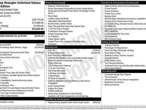 Used 2021 Jeep Wrangler Unlimited Sahara image 19