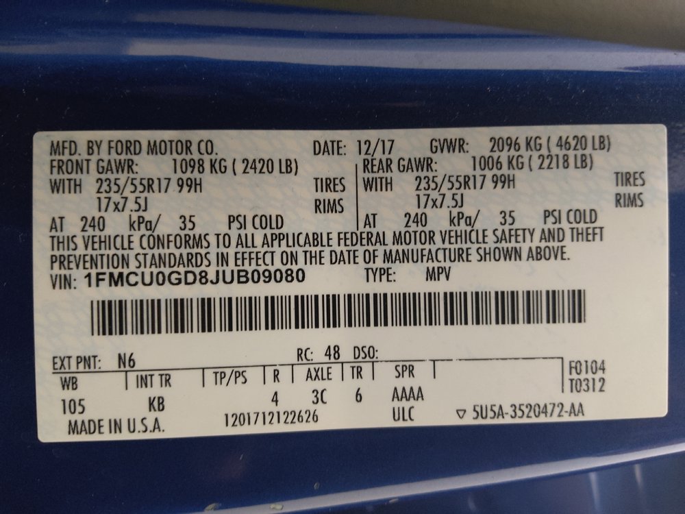 Used 2018 Ford Escape SE w/ Ford Safe & Smart Package FWD image 33