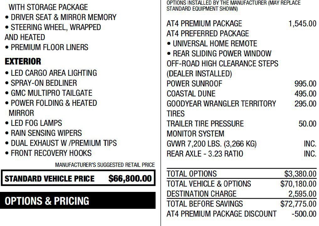 Certified 2026 GMC Sierra 1500 AT4 w/ AT4 Premium Package AWD/4WD image 2