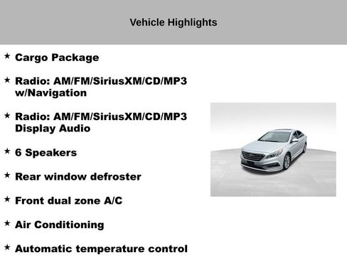 Used 2017 Hyundai Sonata Limited w/ Tech Package 03 FWD image 13