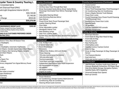 Used 2012 Chrysler Town & Country Touring-L w/ Driver Convenience Group image 2