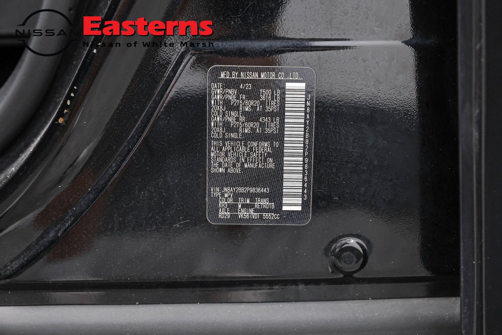Used 2023 Nissan Armada SL w/ Captain's Chairs Package AWD/4WD image 36