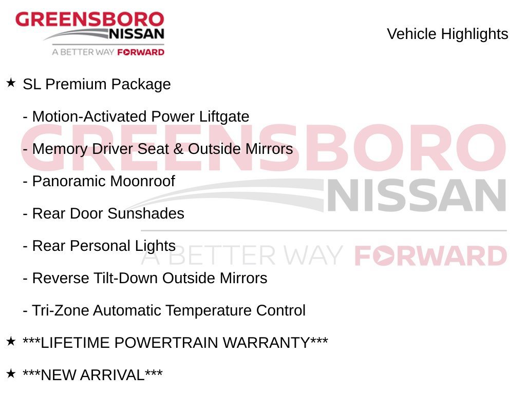 Used 2024 Nissan Rogue SL w/ SL Premium Package FWD image 9