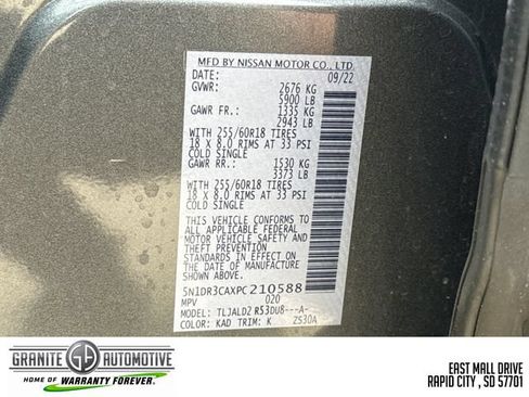 Used 2023 Nissan Pathfinder SL FWD image 30