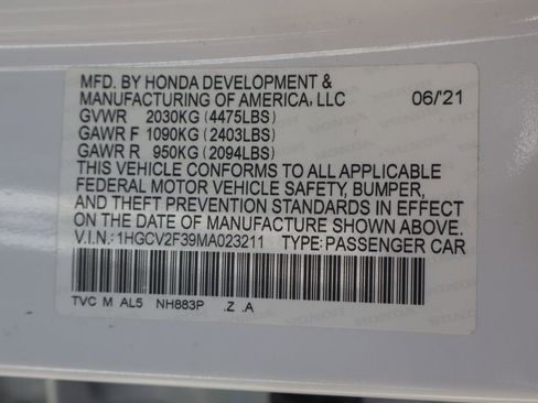 Used 2021 Honda Accord Sport image 45