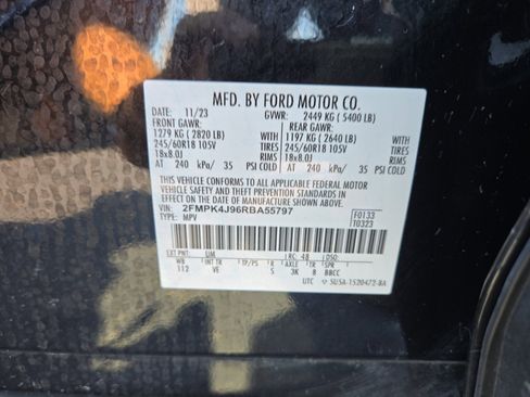 Certified 2024 Ford Edge SEL w/ Convenience Package image 27