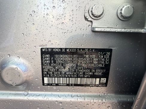 New 2026 Honda HR-V LX image 26