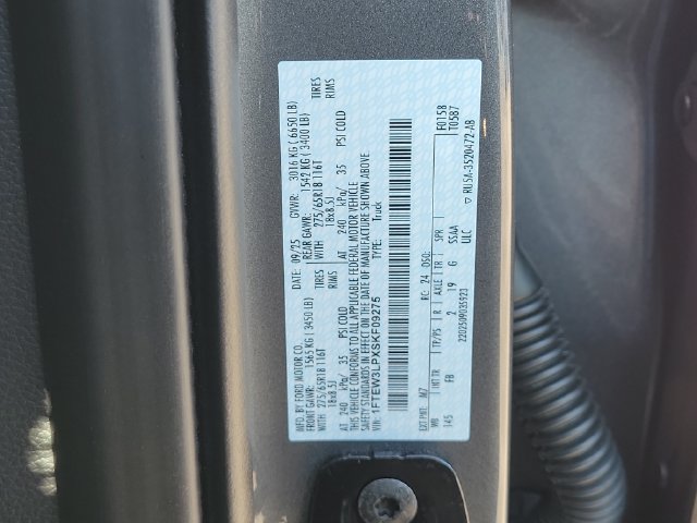 Certified 2025 Ford F150 XLT w/ Equipment Group 301A Standard AWD/4WD image 34
