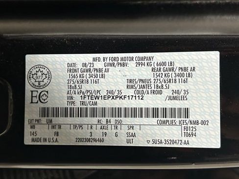 Certified 2023 Ford F150 XLT w/ Equipment Group 302A High AWD/4WD image 32