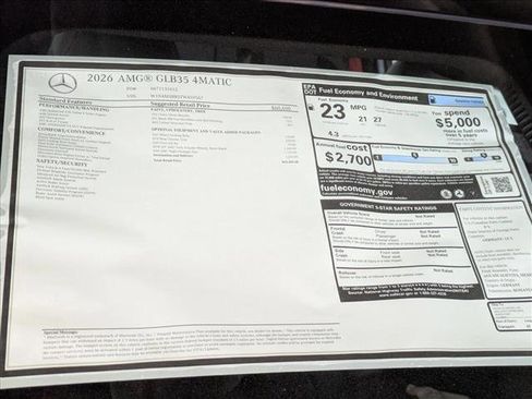 New 2026 Mercedes-Benz GLB 35 AMG AMG GLB 35 image 20