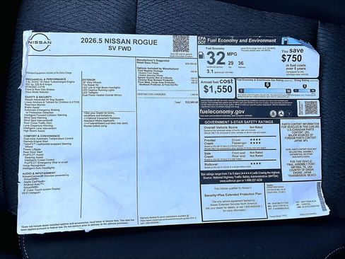 New 2026 Nissan Rogue SV image 21