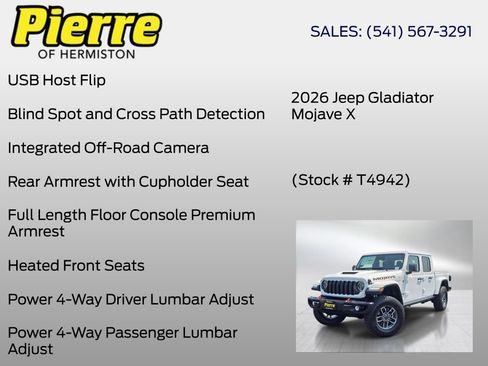 New 2026 Jeep Gladiator Mojave AWD/4WD image 36