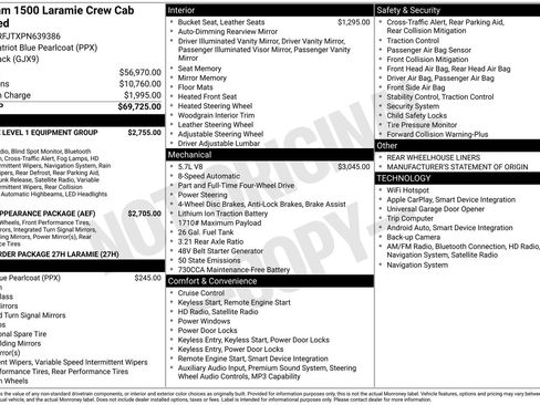 Used 2023 RAM 1500 Laramie AWD/4WD image 44