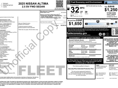 Used 2025 Nissan Altima 2.5 SV image 4